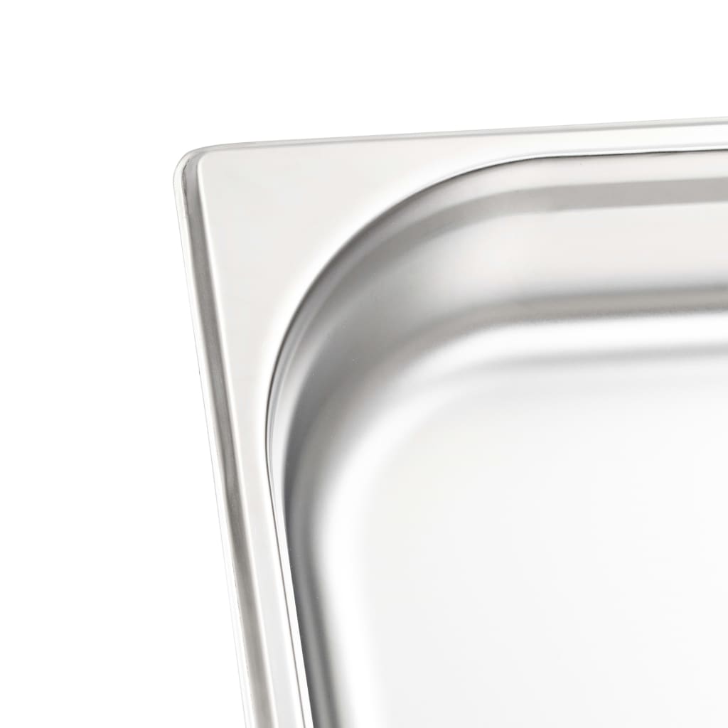 vidaXL Recipiente Gastronorm 4 buc. GN 1/1 65 mm oțel inoxidabil vidaXL Recipiente Gastronorm 4 buc. GN 1/1 65 mm oțel inoxidabil
