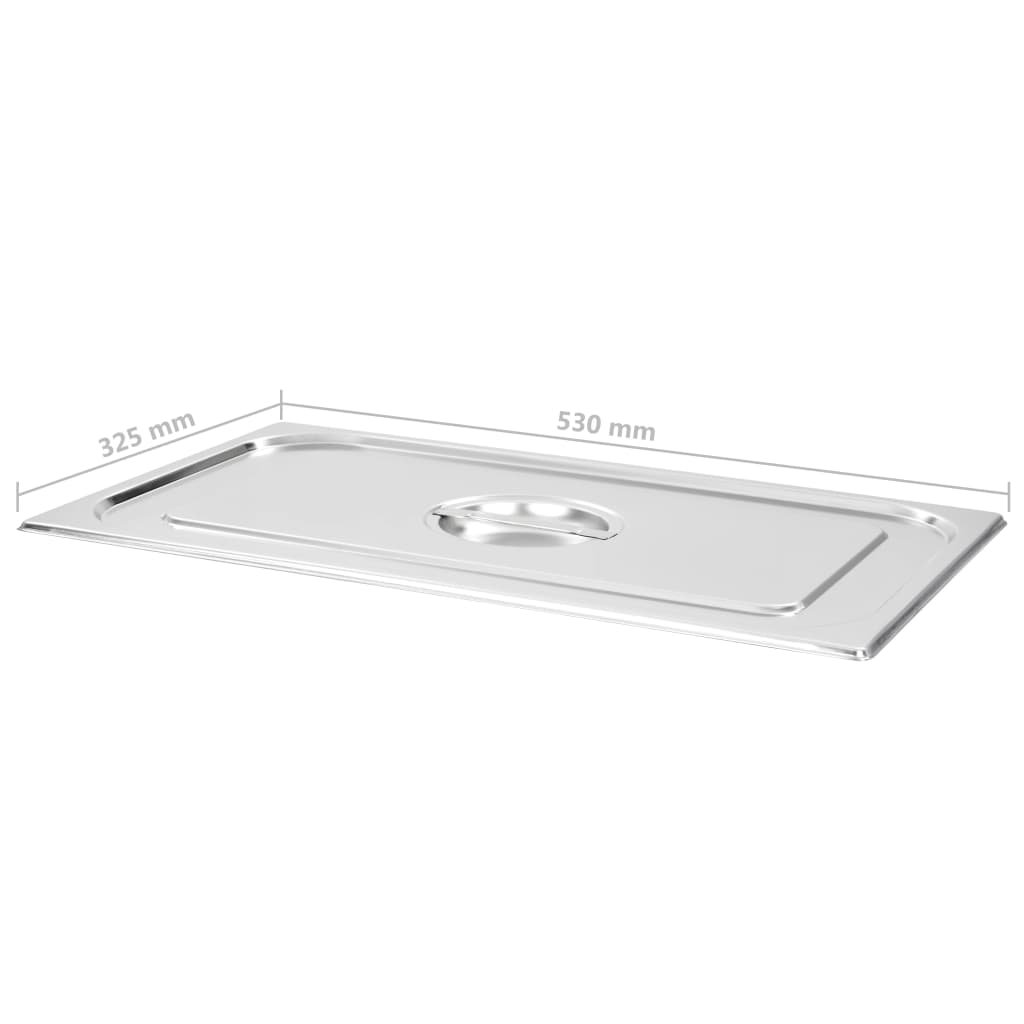 Capace pentru tavă GN 1/1, 2 buc., oțel inoxidabil Capace pentru tavă GN 1/1, 2 buc., oțel inoxidabil