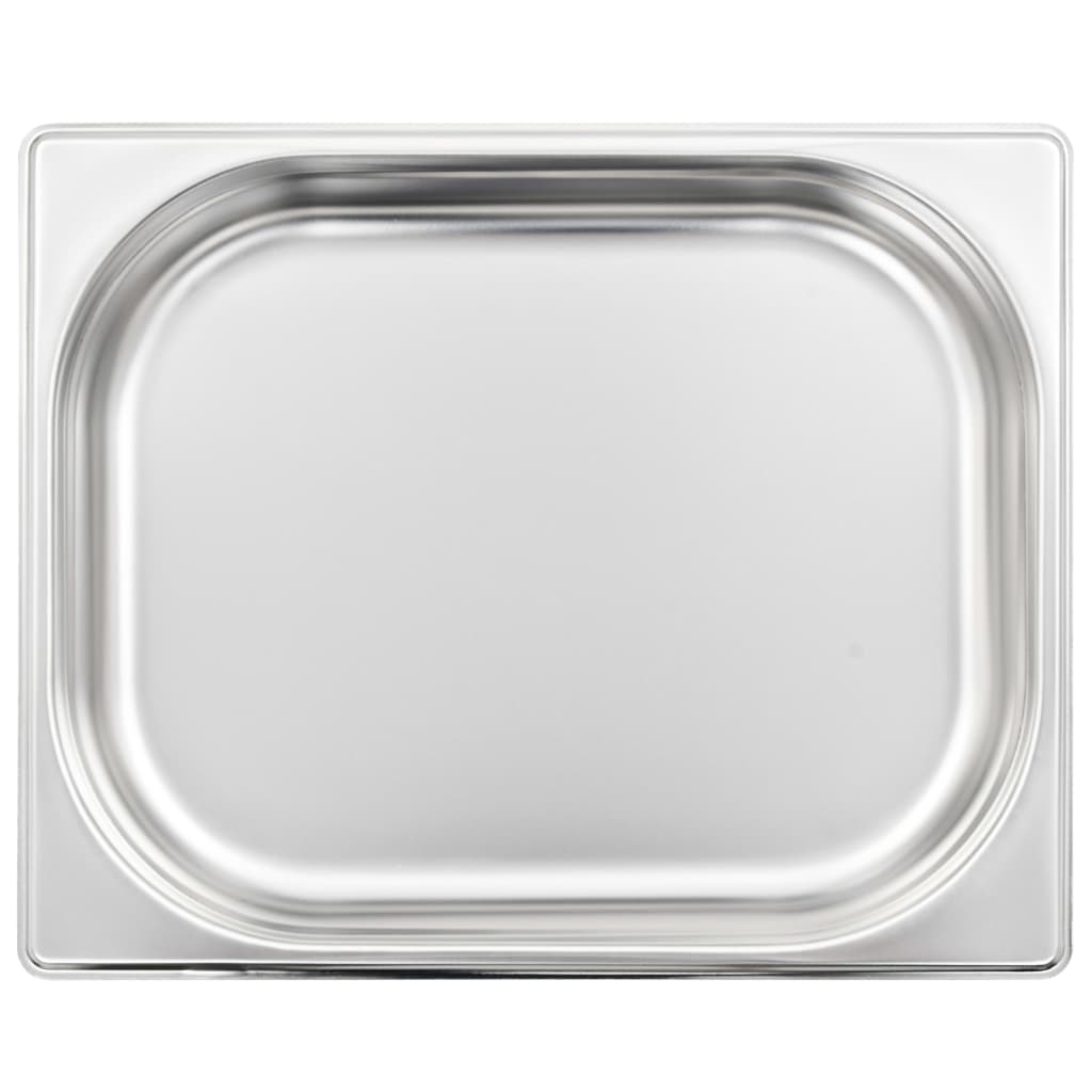 vidaXL Recipiente Gastronorm 8 buc. GN 1/2 40 mm oțel inoxidabil vidaXL Recipiente Gastronorm 8 buc. GN 1/2 40 mm oțel inoxidabil