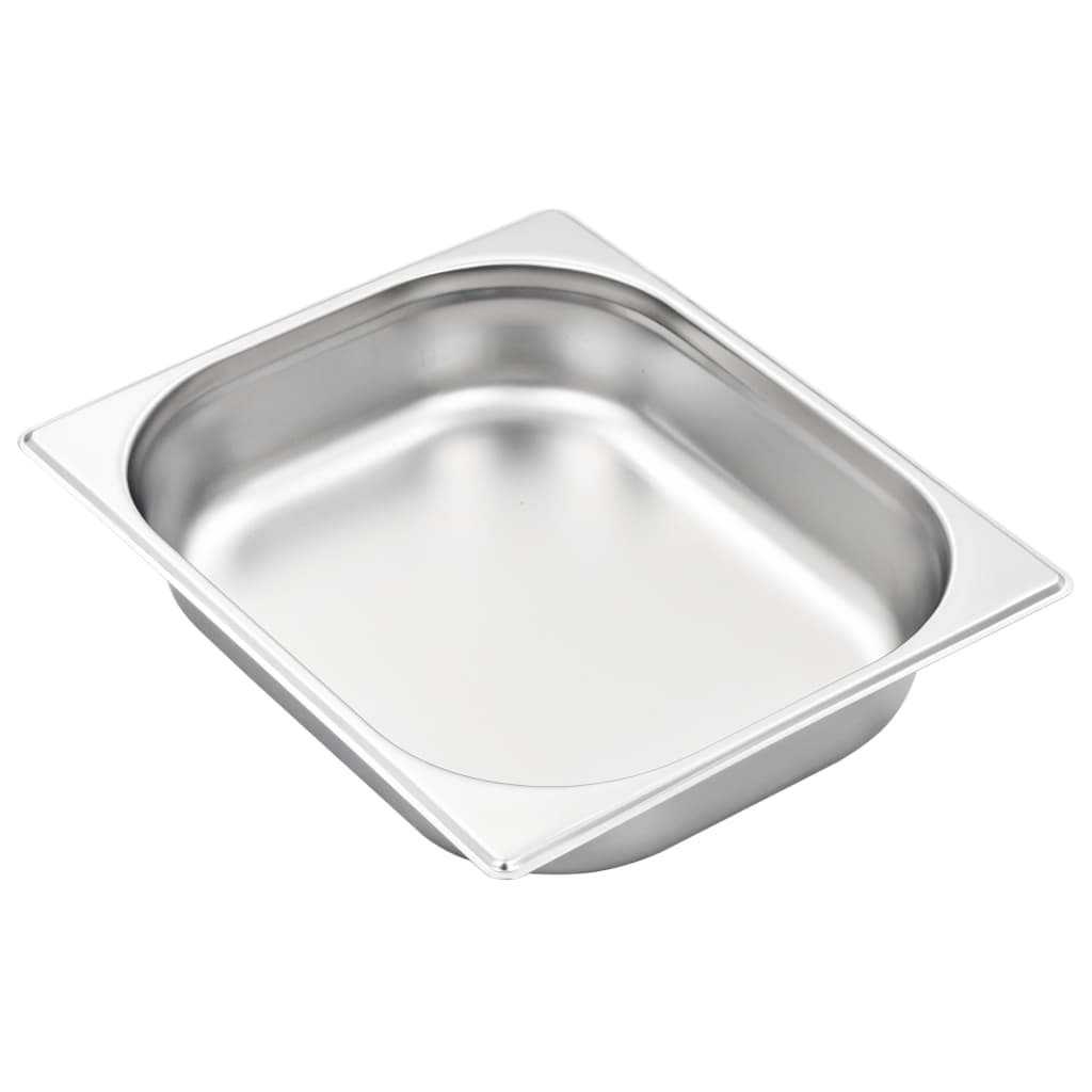 vidaXL Recipiente Gastronorm 4 buc. GN 1/2 65 mm oțel inoxidabil vidaXL Recipiente Gastronorm 4 buc. GN 1/2 65 mm oțel inoxidabil