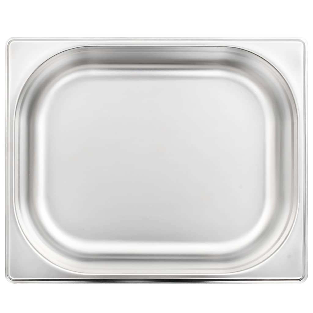 vidaXL Recipiente Gastronorm 4 buc. GN 1/2 65 mm oțel inoxidabil vidaXL Recipiente Gastronorm 4 buc. GN 1/2 65 mm oțel inoxidabil