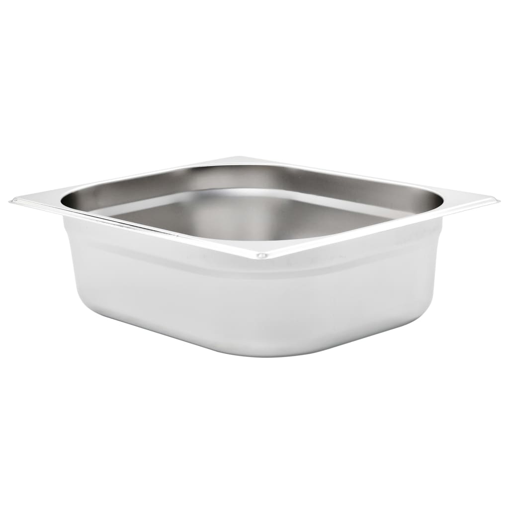 vidaXL Recipiente Gastronorm 4 buc. GN 1/2 100 mm oțel inoxidabil vidaXL Recipiente Gastronorm 4 buc. GN 1/2 100 mm oțel inoxidabil