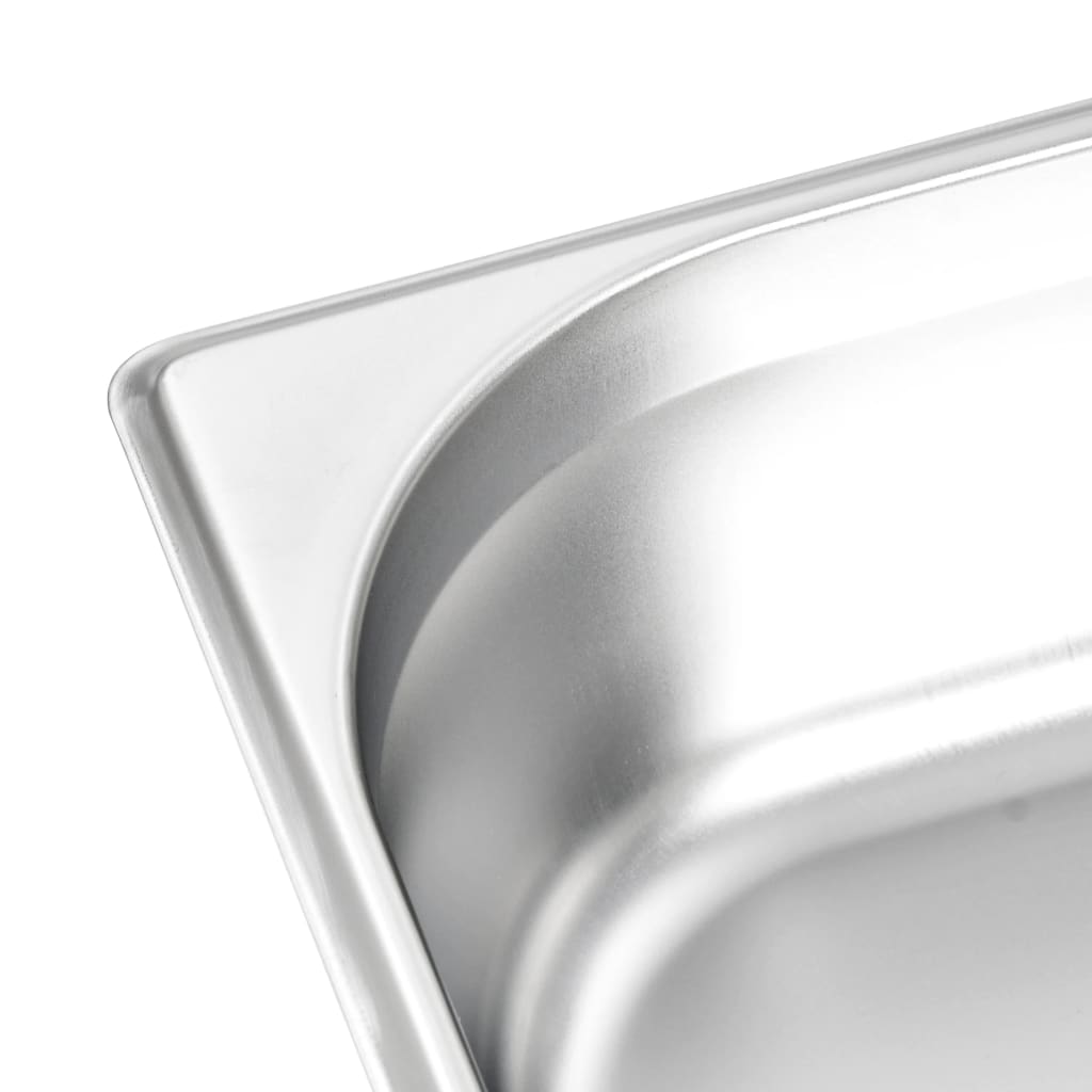 vidaXL Recipiente Gastronorm 4 buc. GN 1/2 100 mm oțel inoxidabil vidaXL Recipiente Gastronorm 4 buc. GN 1/2 100 mm oțel inoxidabil