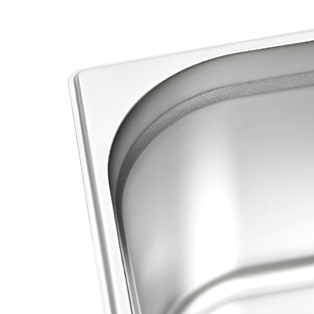 vidaXL Recipiente Gastronorm 2 buc. GN 1/2 200 mm oțel inoxidabil vidaXL Recipiente Gastronorm 2 buc. GN 1/2 200 mm oțel inoxidabil