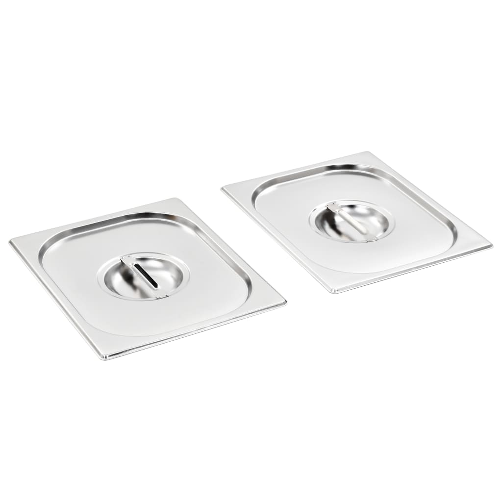 Capace pentru tavă GN 1/2, 2 buc., oțel inoxidabil Capace pentru tavă GN 1/2, 2 buc., oțel inoxidabil
