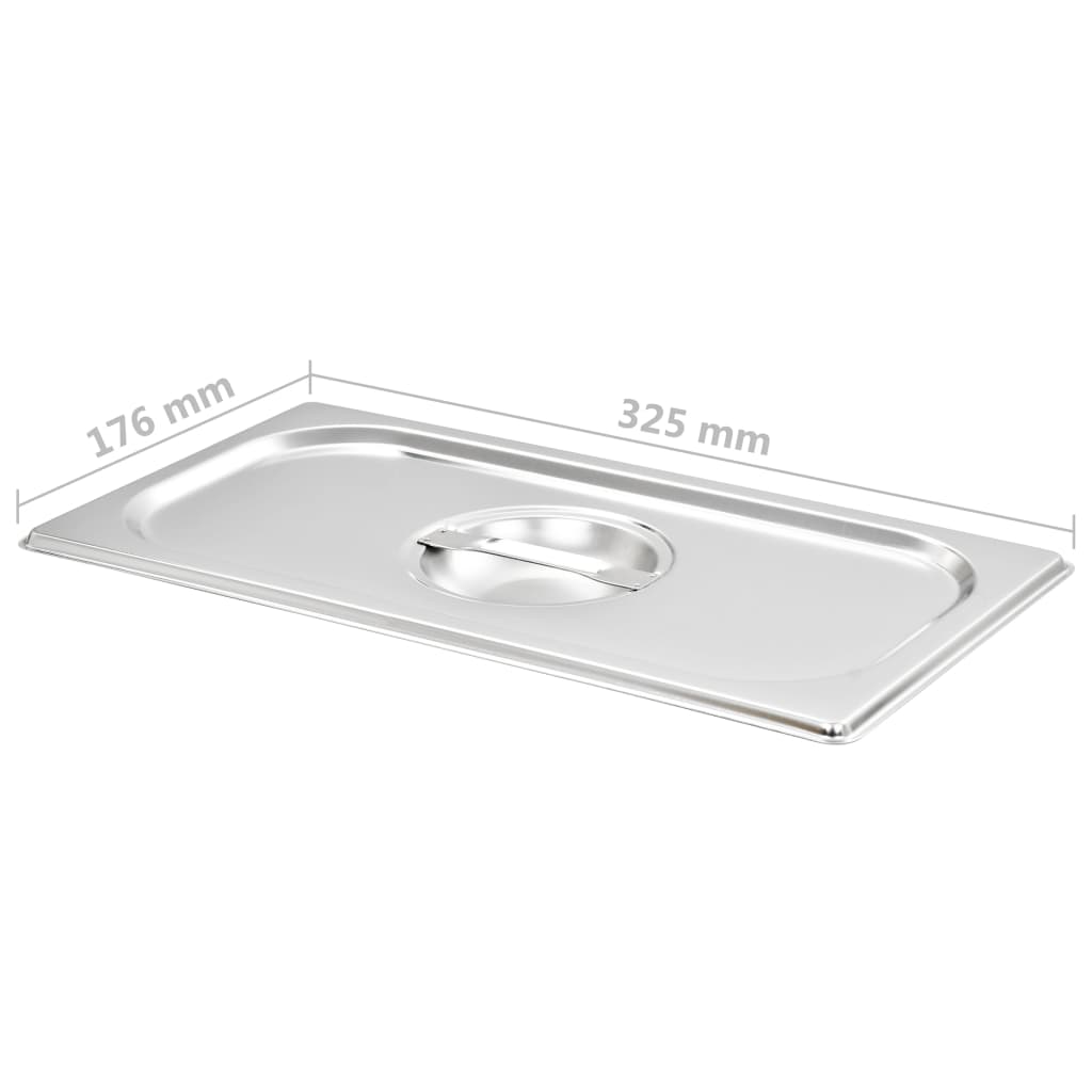 Capace pentru tavă GN 1/3, 4 buc., oțel inoxidabil Capace pentru tavă GN 1/3, 4 buc., oțel inoxidabil
