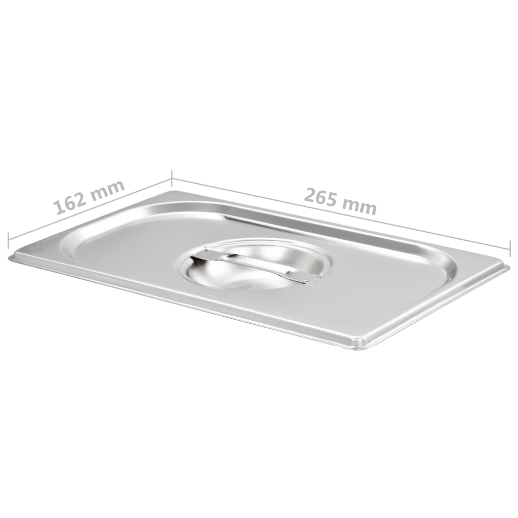 Capace pentru tavă GN 1/4, 4 buc., oțel inoxidabil Capace pentru tavă GN 1/4, 4 buc., oțel inoxidabil