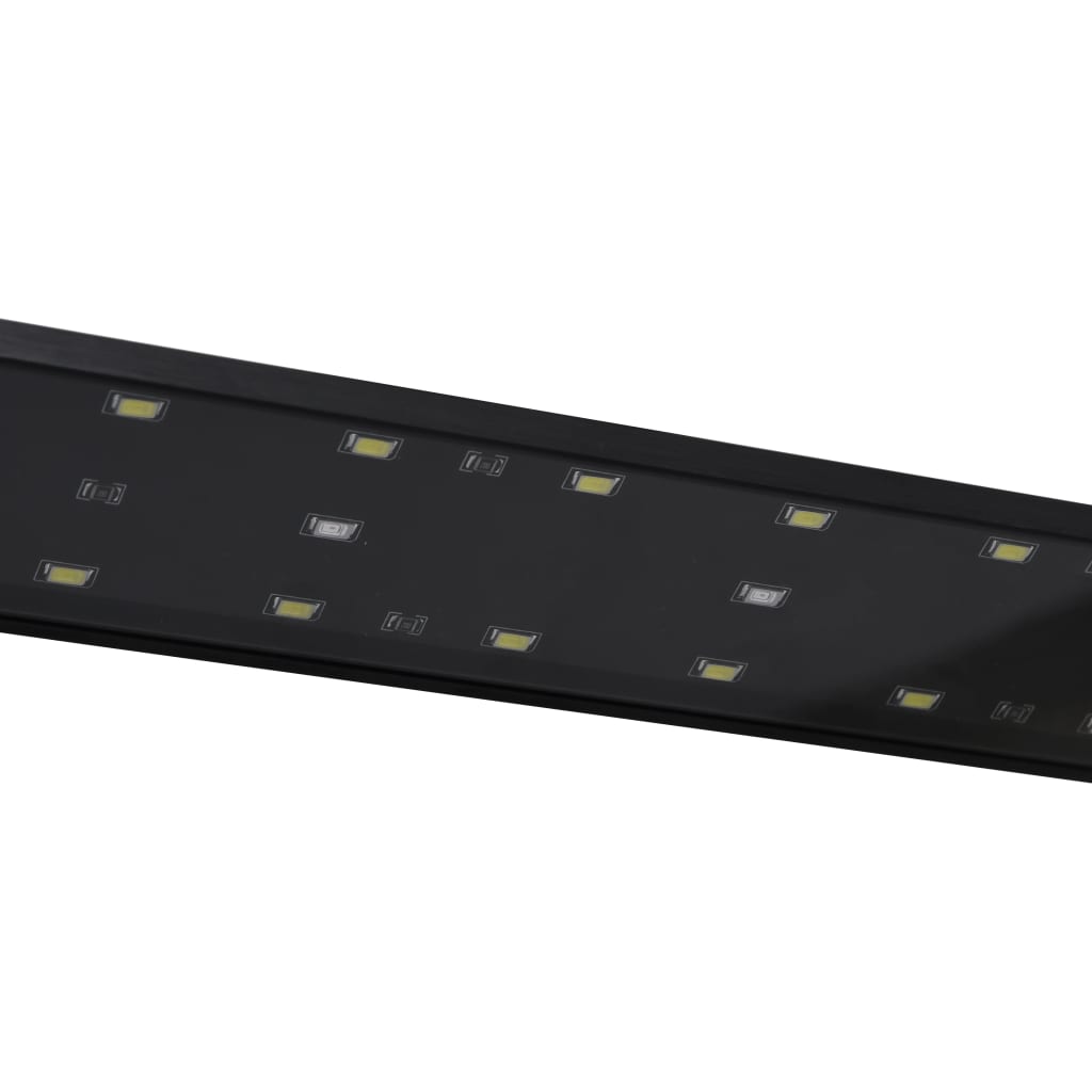 vidaXL Lampă LED pentru acvariu, cu clemă, albastru/alb, 35-55 cm