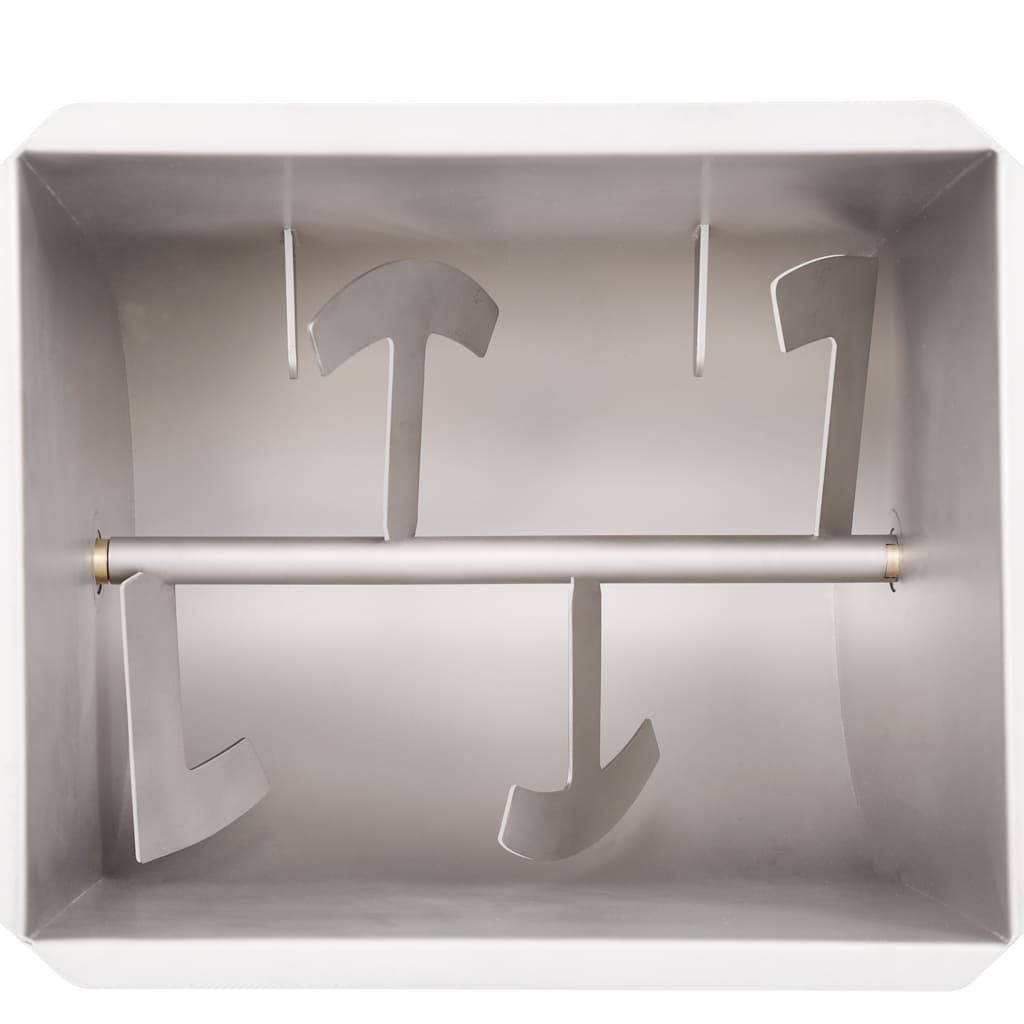 vidaXL Malaxor de carne manual cu capac, argintiu, oțel inoxidabil vidaXL Malaxor de carne manual cu capac, argintiu, oțel inoxidabil