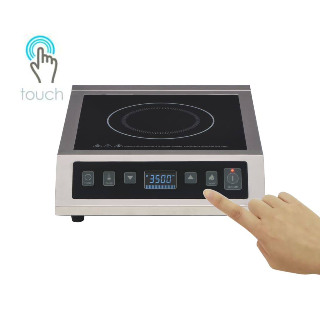 vidaXL Plită cu inducție masă electrică cu ecran tactil, 3500 W vidaXL Plită cu inducție masă electrică cu ecran tactil, 3500 W