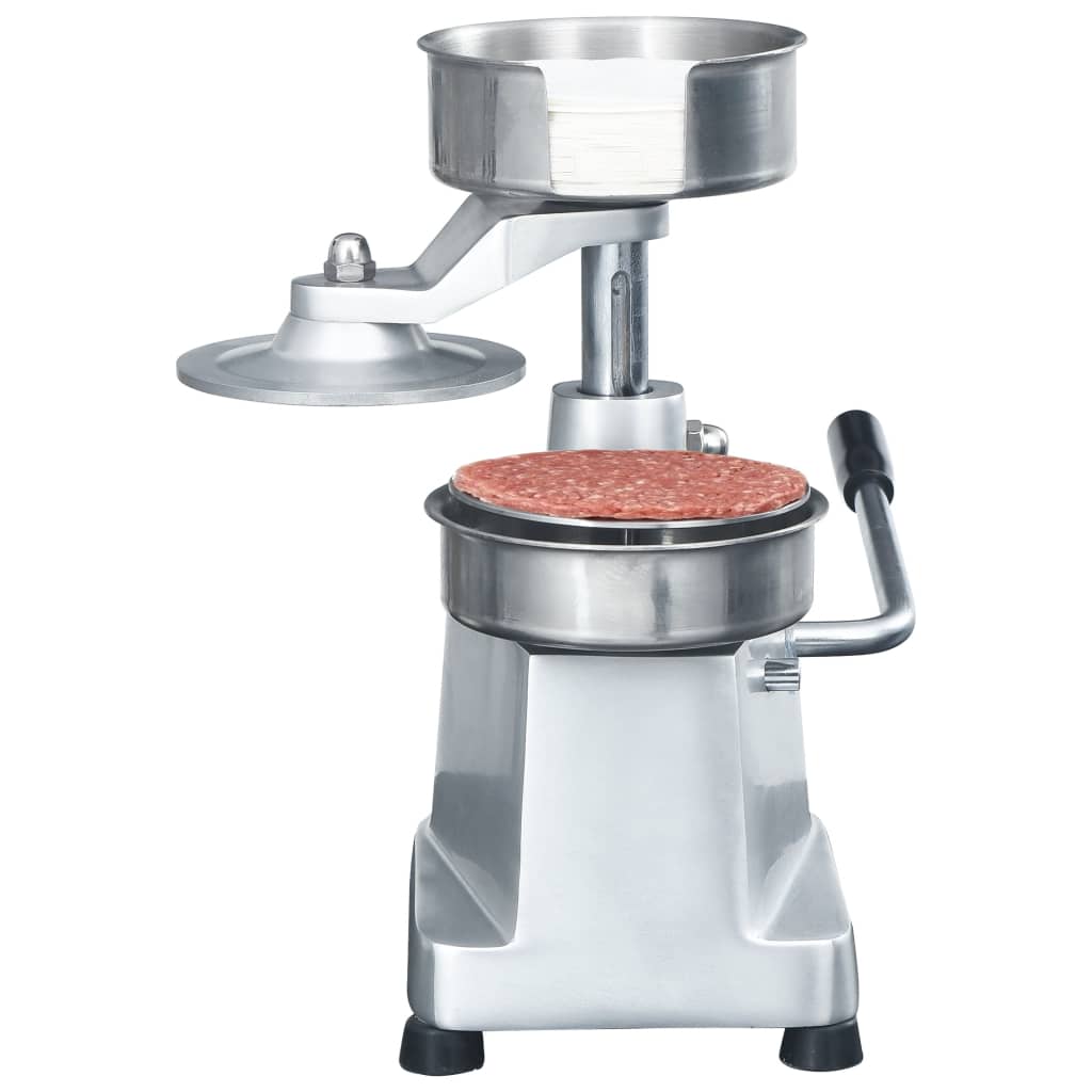 vidaXL Presă de hamburger cu 500 foi de hârtie, 10 cm, aluminiu vidaXL Presă de hamburger cu 500 foi de hârtie, 10 cm, aluminiu