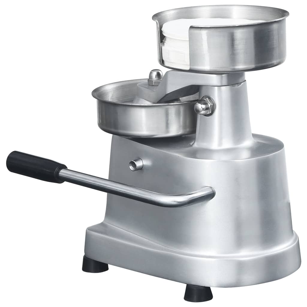 vidaXL Presă de hamburger cu 500 foi de hârtie, 13 cm, aluminiu vidaXL Presă de hamburger cu 500 foi de hârtie, 13 cm, aluminiu
