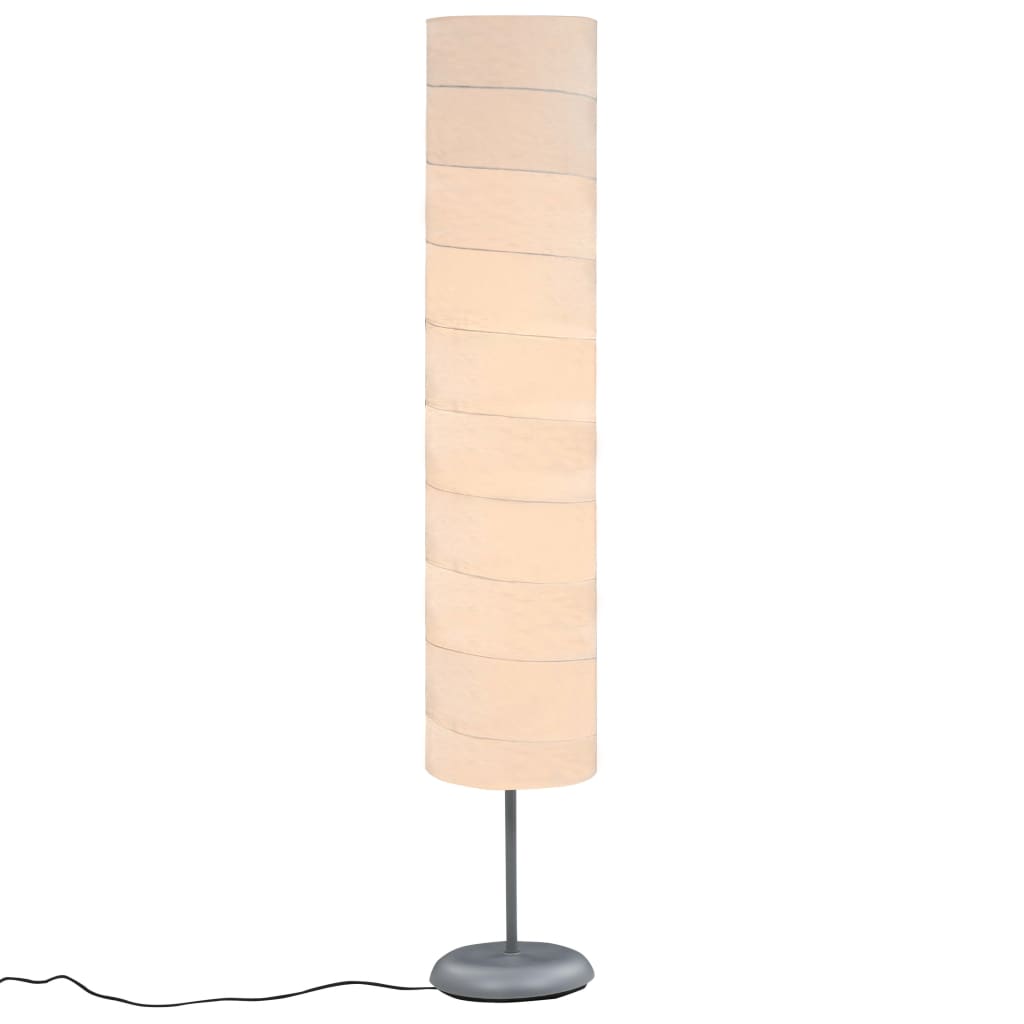 vidaXL Lampă de podea cu suport, alb, 121 cm E27 vidaXL Lampă de podea cu suport, alb, 121 cm E27