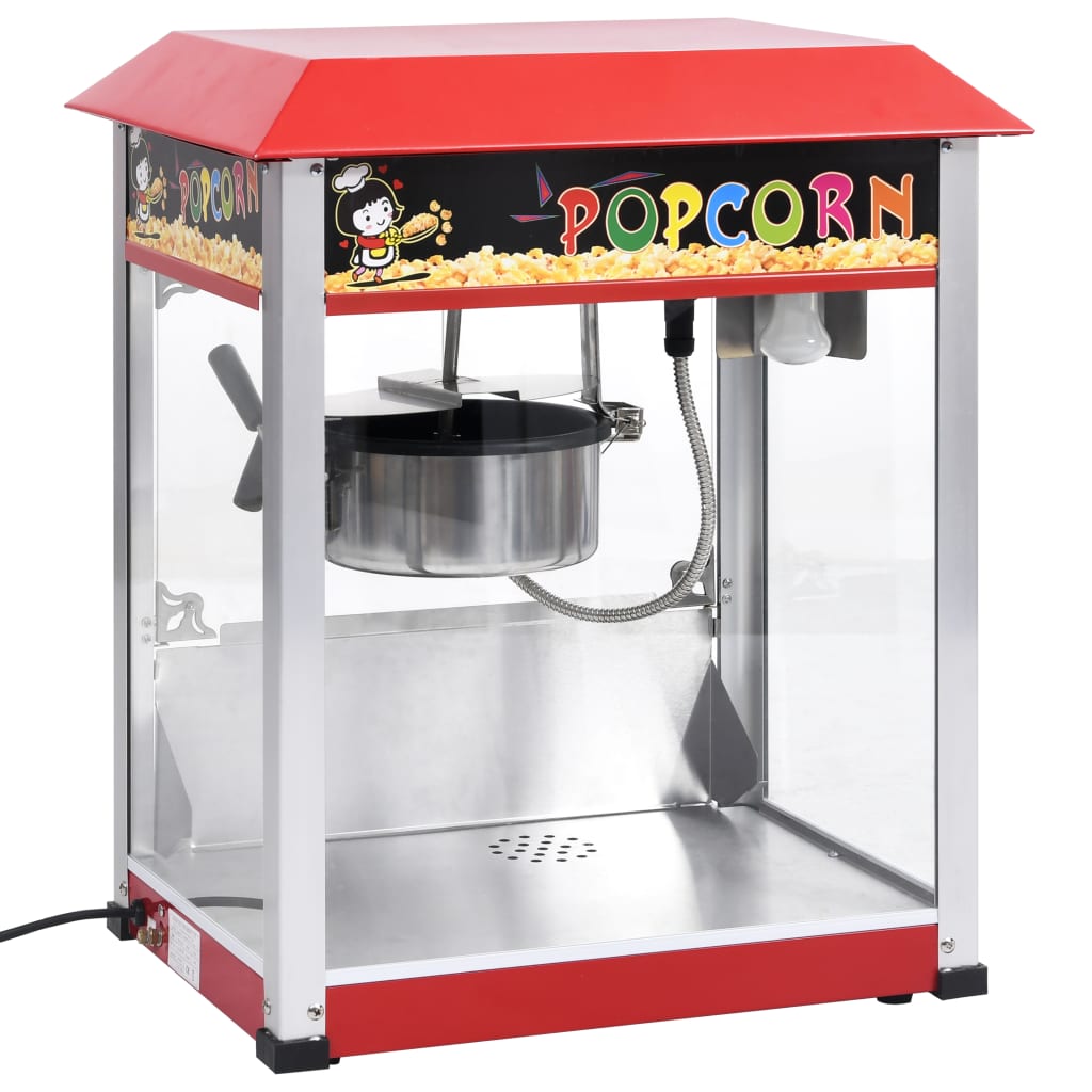 vidaXL Aparat de făcut floricele cu vas de teflon 1400 W vidaXL Aparat de făcut floricele cu vas de teflon 1400 W
