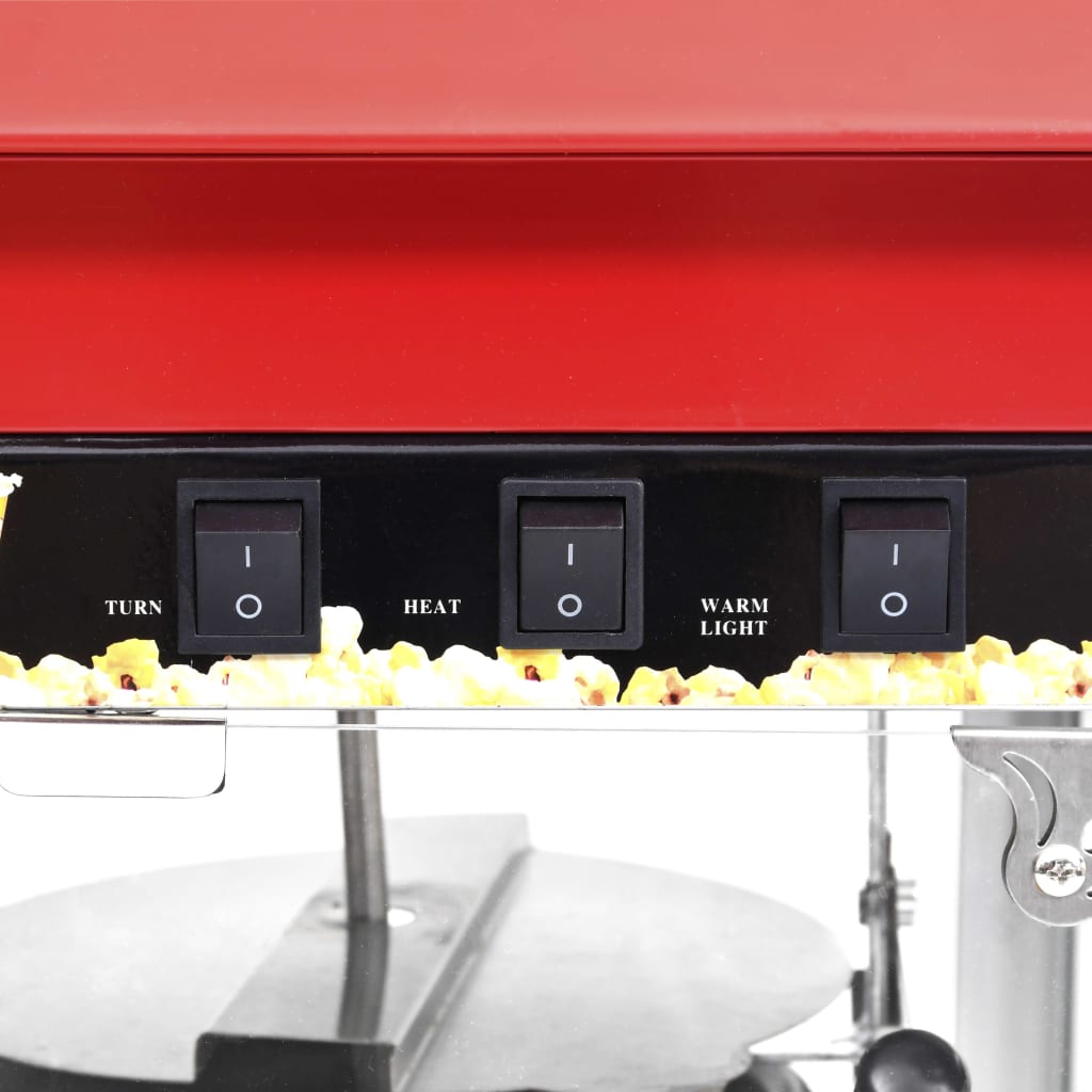 vidaXL Aparat de făcut floricele cu vas de teflon 1400 W vidaXL Aparat de făcut floricele cu vas de teflon 1400 W