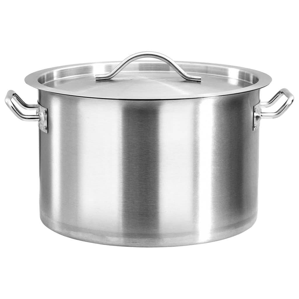 vidaXL Oală de supă, 36x24 cm, oțel inoxidabil, 24 L vidaXL Oală de supă, 36x24 cm, oțel inoxidabil, 24 L