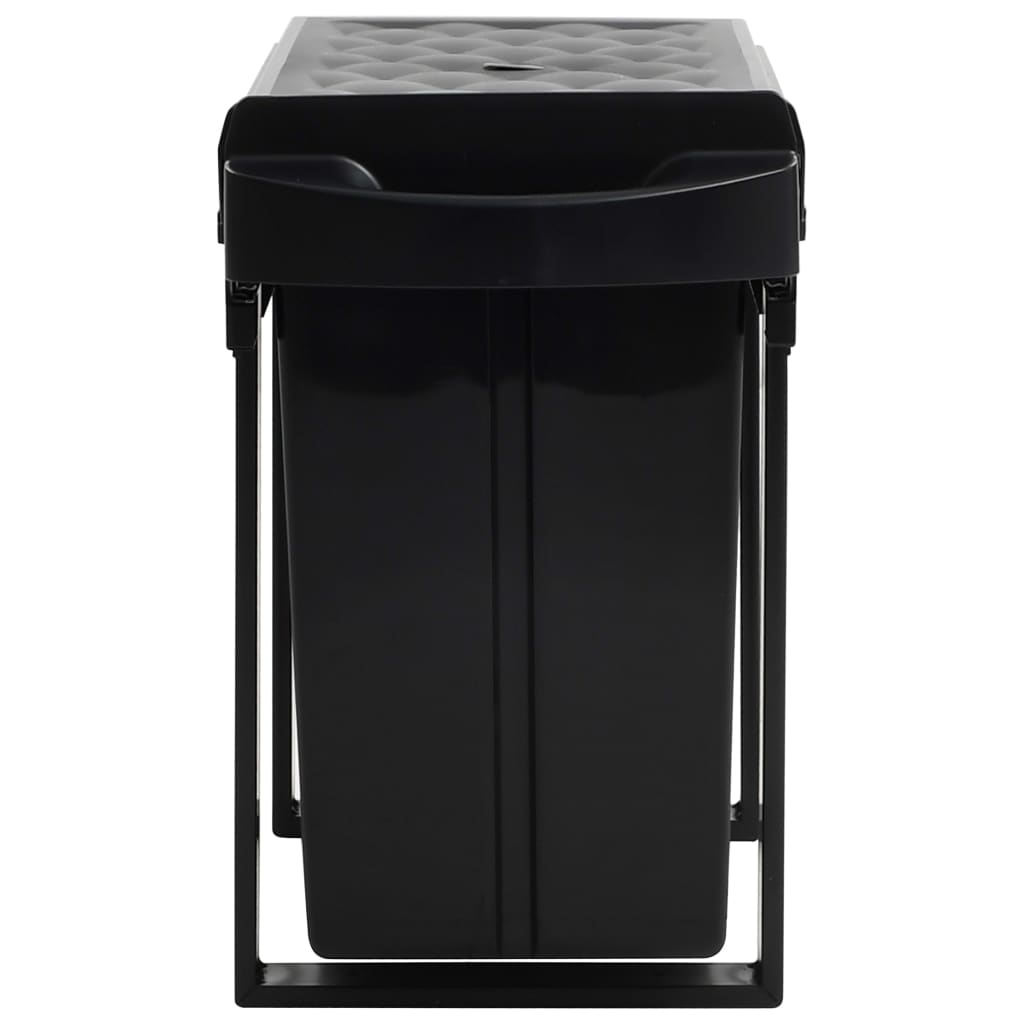 vidaXL Coș gunoi retractabil pentru dulap bucătărie, silențios, 36 L vidaXL Coș gunoi retractabil pentru dulap bucătărie, silențios, 36 L