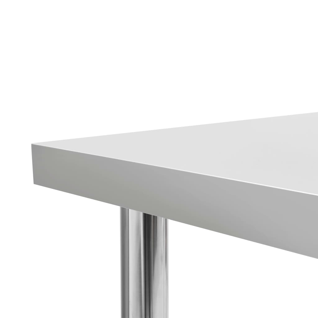 vidaXL Masă de lucru bucătărie, 120 x 60 x 85 cm, oțel inoxidabil vidaXL Masă de lucru bucătărie, 120 x 60 x 85 cm, oțel inoxidabil