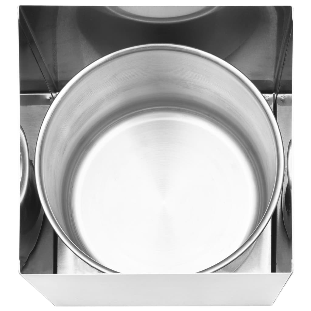 vidaXL Dozator de sos, 3,5 L, oțel inoxidabil vidaXL Dozator de sos, 3,5 L, oțel inoxidabil