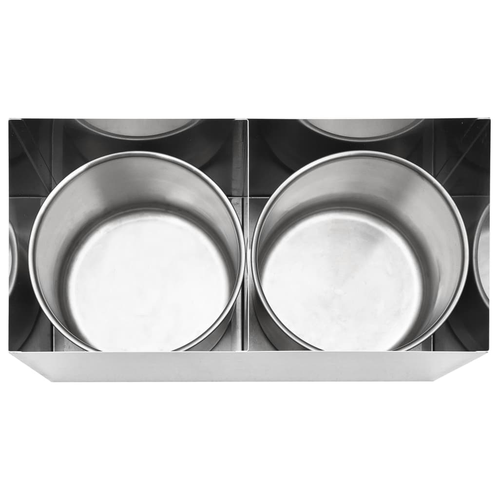 vidaXL Dozator de sos, 2 x 3,5 L, oțel inoxidabil vidaXL Dozator de sos, 2 x 3,5 L, oțel inoxidabil