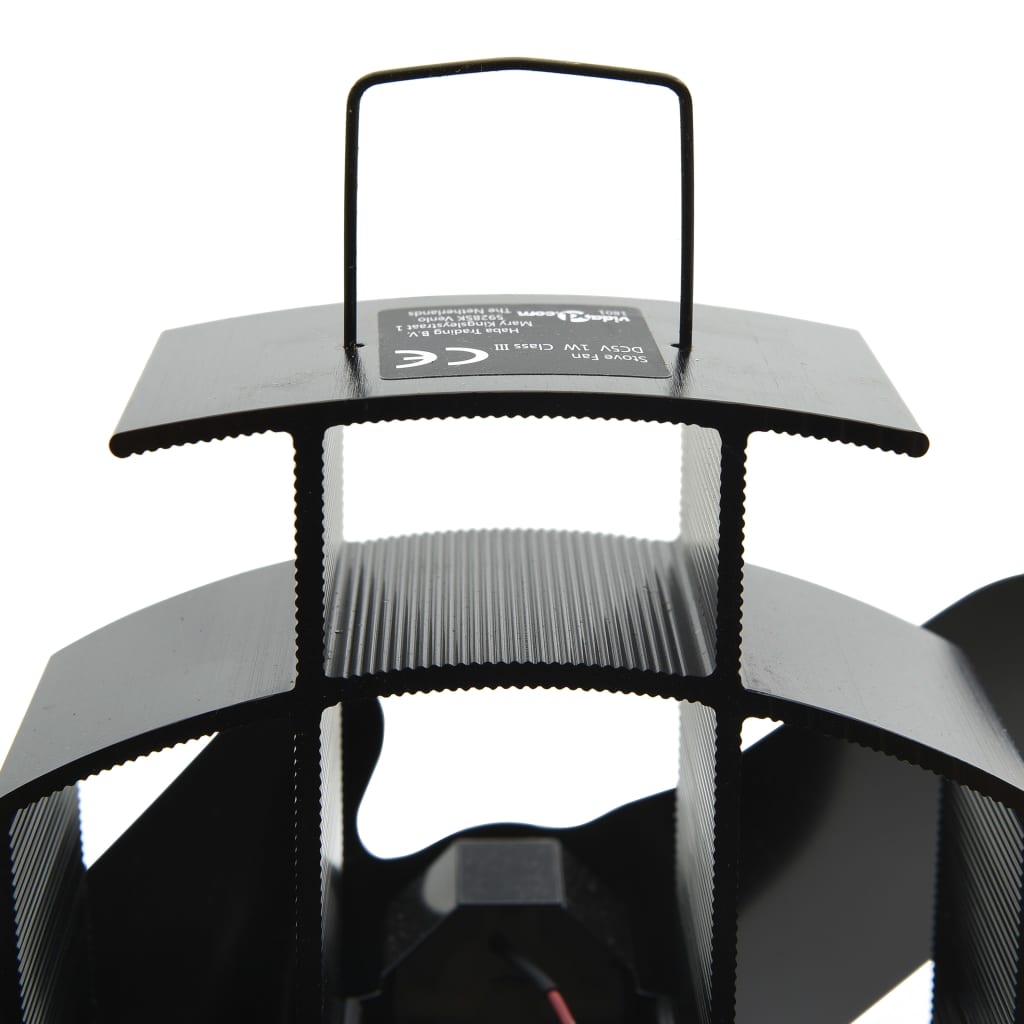 vidaXL Ventilator de sobă cu alimentare termică, 2 palete, negru vidaXL Ventilator de sobă cu alimentare termică, 2 palete, negru