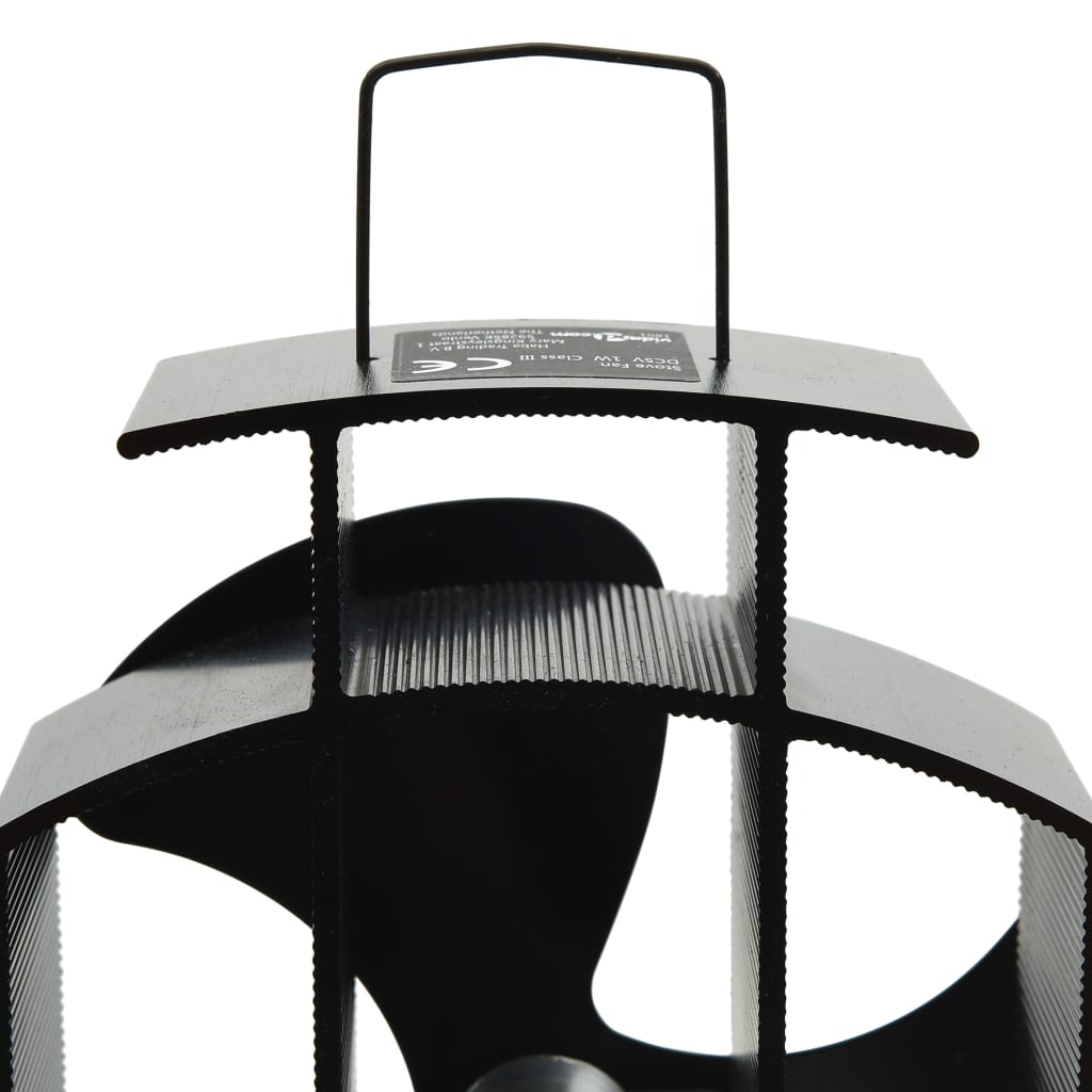 vidaXL Ventilator de sobă cu alimentare termică, 3 palete, negru vidaXL Ventilator de sobă cu alimentare termică, 3 palete, negru