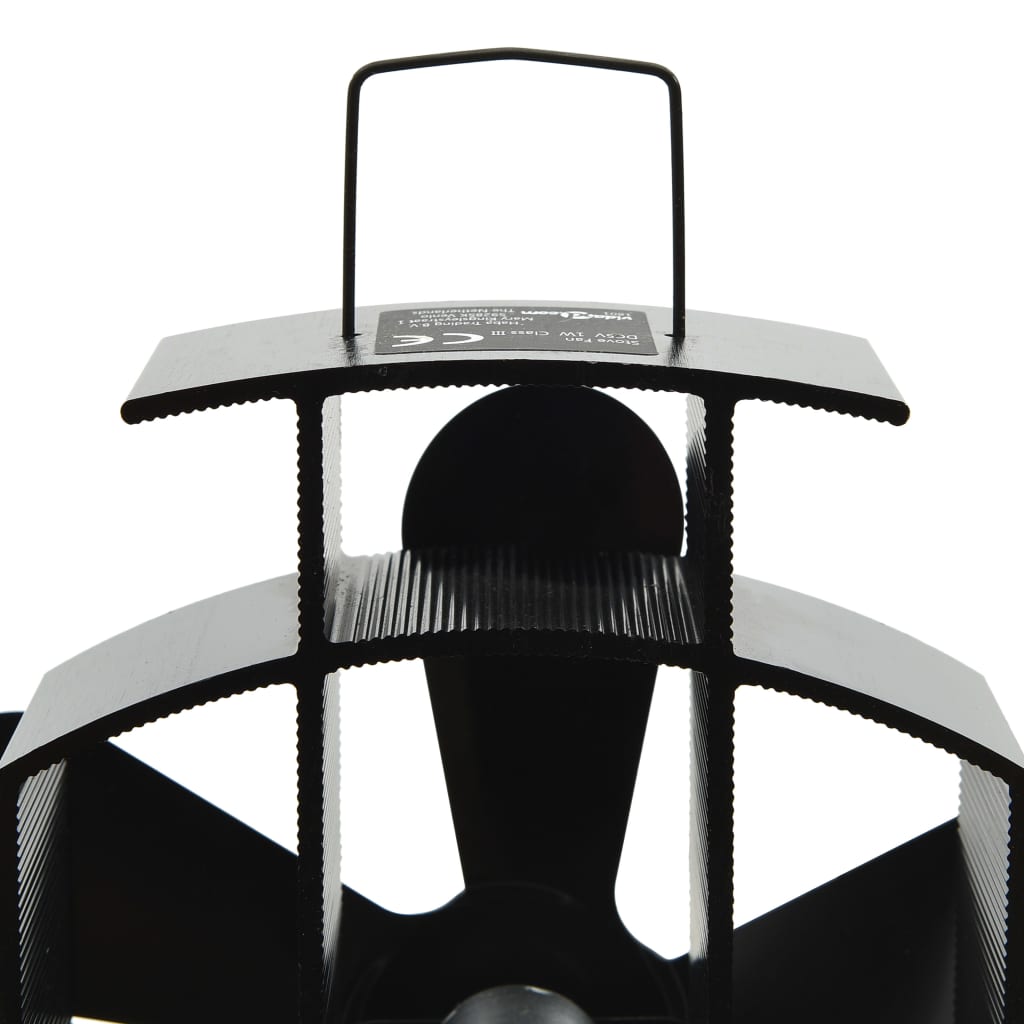 vidaXL Ventilator de sobă cu alimentare termică, 5 palete, negru vidaXL Ventilator de sobă cu alimentare termică, 5 palete, negru