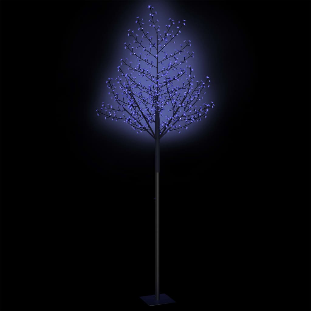 vidaXL Pom Crăciun, 600 LED-uri lumină albastră, flori de cireș 300 cm vidaXL Pom Crăciun, 600 LED-uri lumină albastră, flori de cireș 300 cm