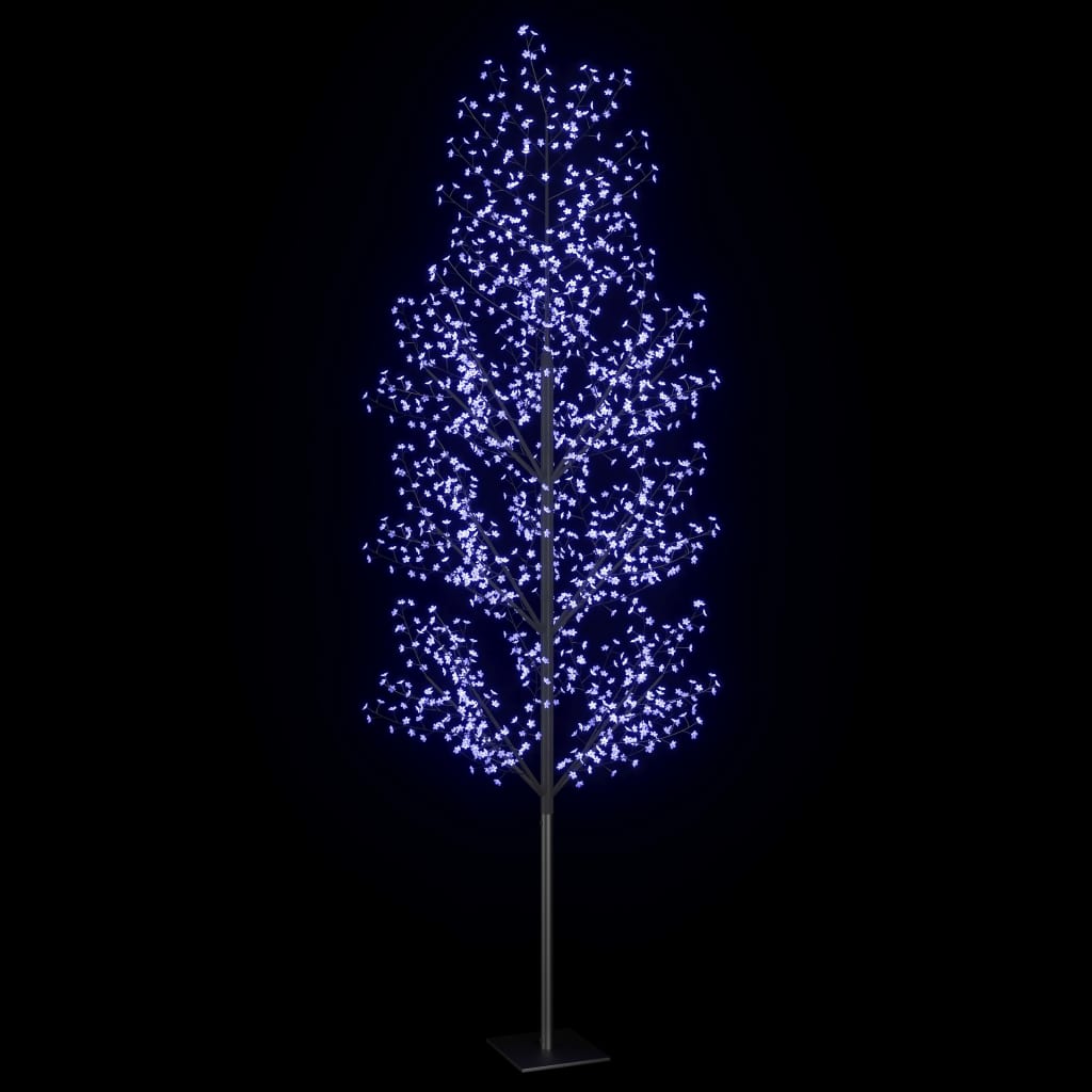 vidaXL Pom Crăciun, 1200 LED-uri lumină albastră flori de cireș 400 cm vidaXL Pom Crăciun, 1200 LED-uri lumină albastră flori de cireș 400 cm