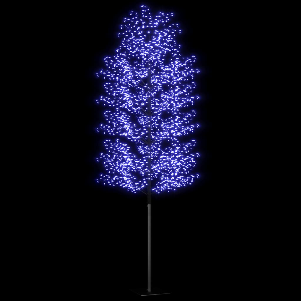 vidaXL Pom Crăciun, 2000 LED-uri lumină albastră flori de cireș 500 cm vidaXL Pom Crăciun, 2000 LED-uri lumină albastră flori de cireș 500 cm