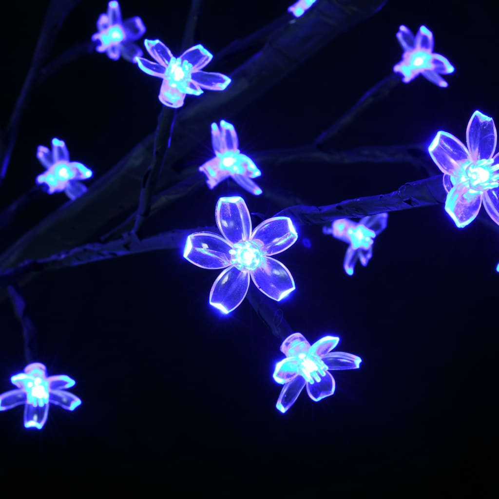 vidaXL Pom Crăciun, 2000 LED-uri lumină albastră flori de cireș 500 cm vidaXL Pom Crăciun, 2000 LED-uri lumină albastră flori de cireș 500 cm