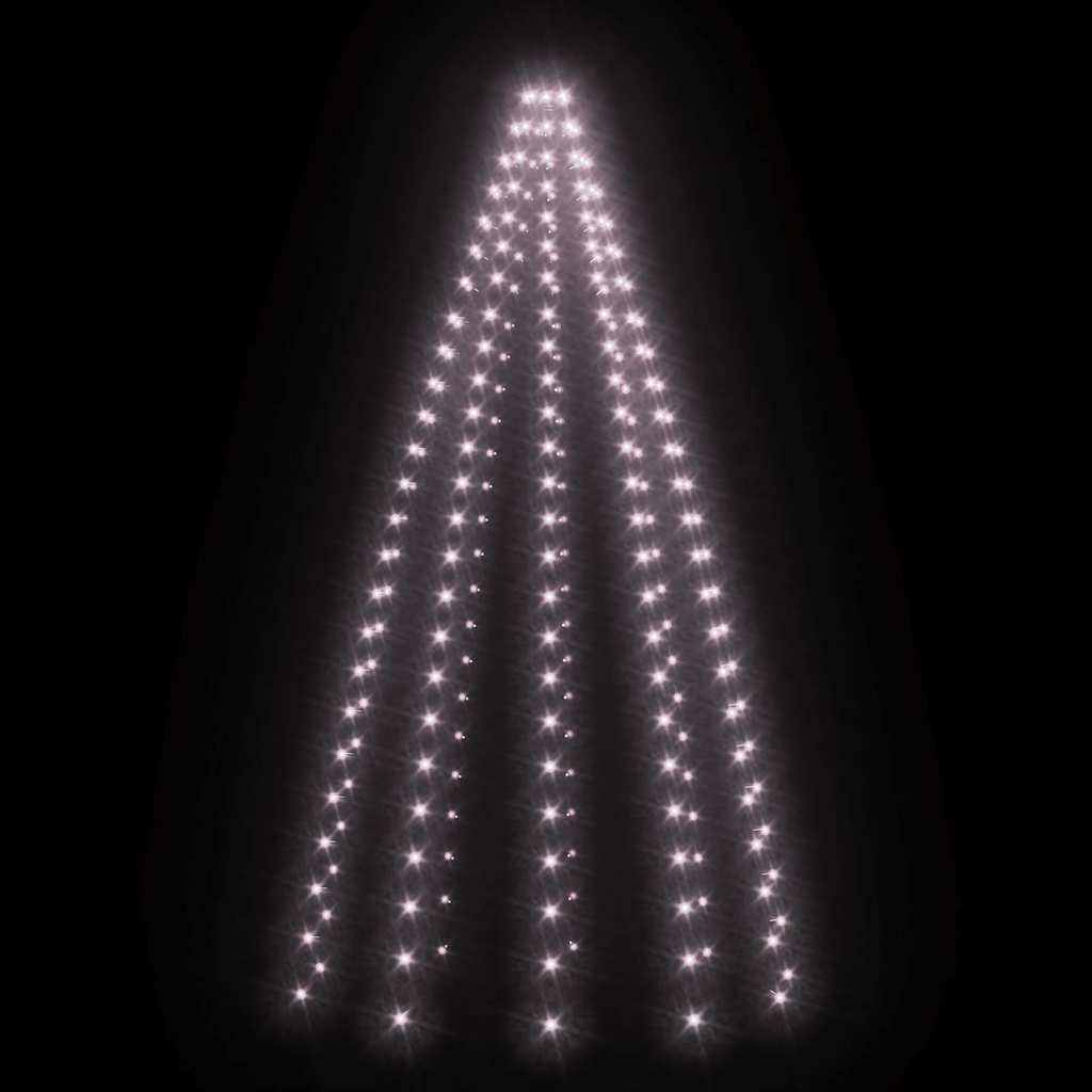 vidaXL Instalație lumini brad de Crăciun cu 250 LED-uri, 250 cm vidaXL Instalație lumini brad de Crăciun cu 250 LED-uri, 250 cm