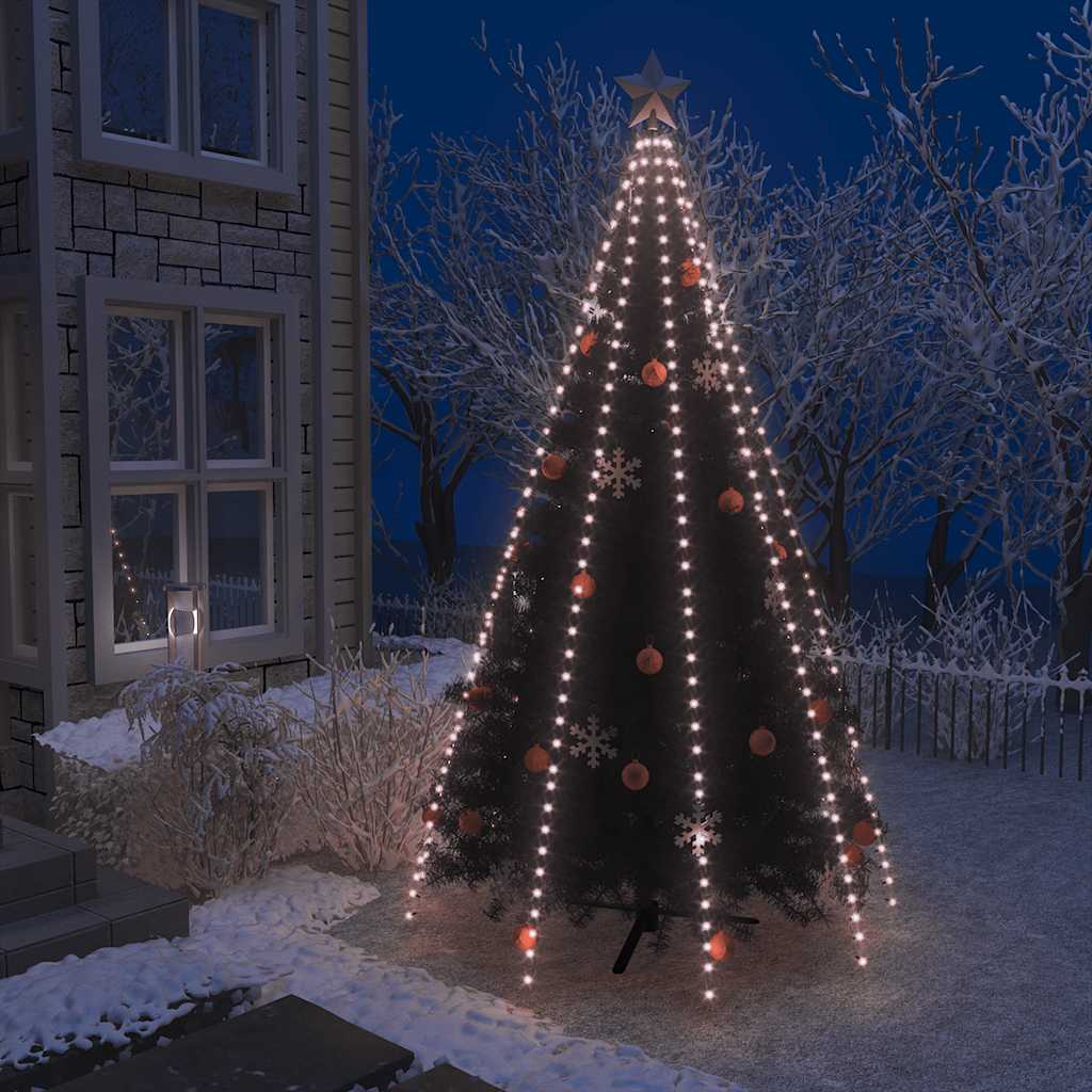 vidaXL Instalație lumini brad de Crăciun cu 400 LED-uri, 400 cm vidaXL Instalație lumini brad de Crăciun cu 400 LED-uri, 400 cm