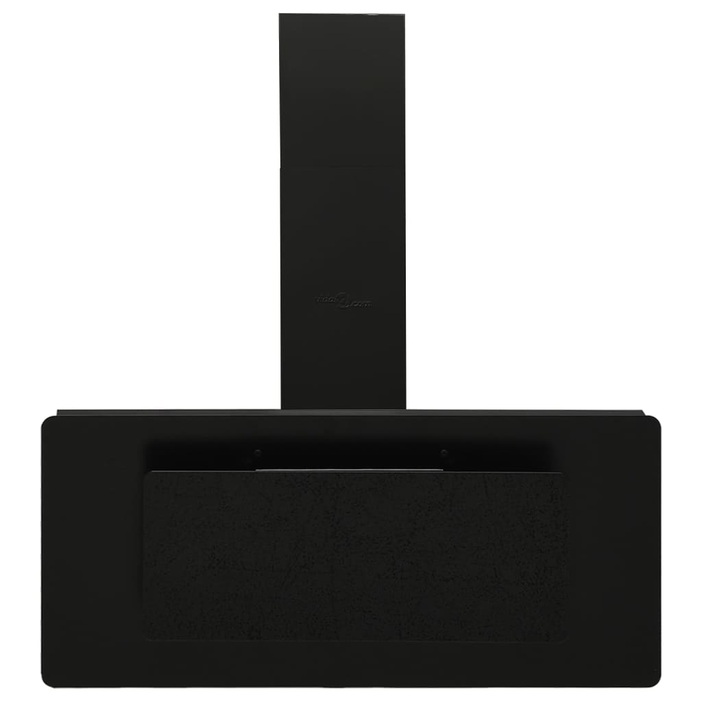 vidaXL Hotă de perete negru 90 cm oțel inoxidabil și sticlă securizată vidaXL Hotă de perete negru 90 cm oțel inoxidabil și sticlă securizată