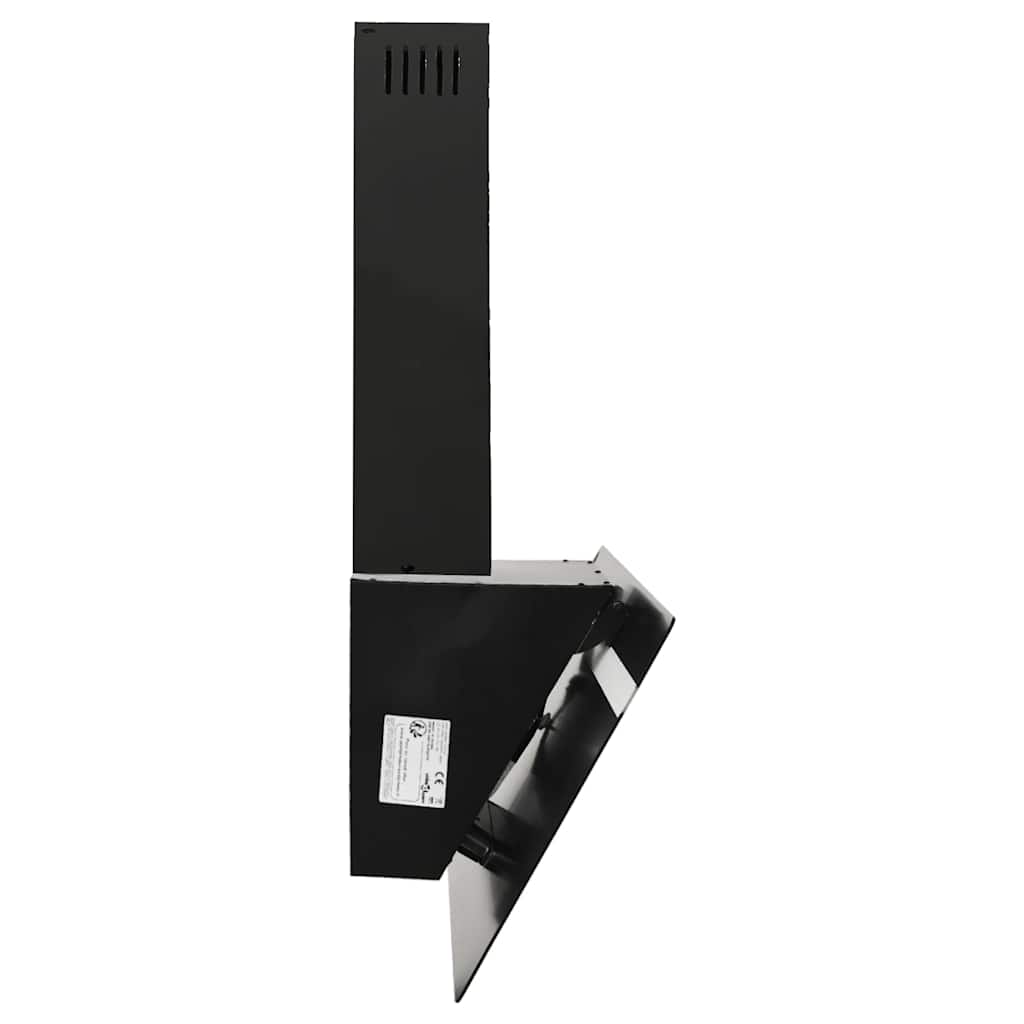 vidaXL Hotă de perete, negru, 90 cm, oțel și sticlă securizată vidaXL Hotă de perete, negru, 90 cm, oțel și sticlă securizată