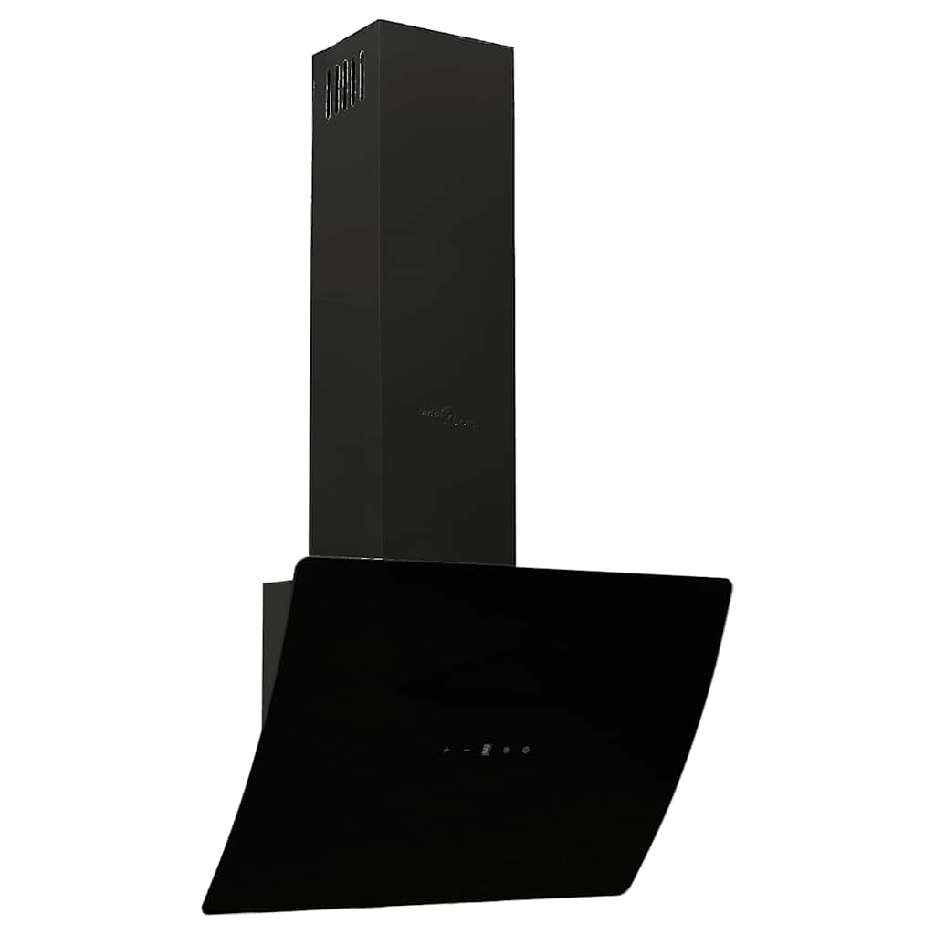 vidaXL Hotă de perete negru 60 cm oțel și sticlă securizată vidaXL Hotă de perete negru 60 cm oțel și sticlă securizată