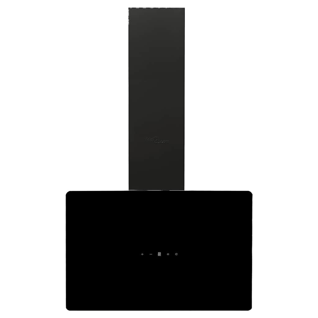 vidaXL Hotă de perete negru 60 cm oțel și sticlă securizată vidaXL Hotă de perete negru 60 cm oțel și sticlă securizată