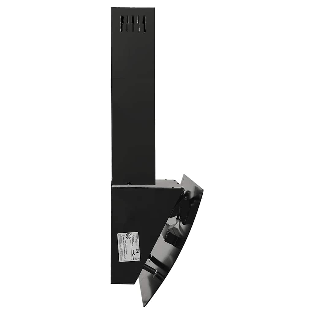 vidaXL Hotă de perete negru 60 cm oțel și sticlă securizată vidaXL Hotă de perete negru 60 cm oțel și sticlă securizată