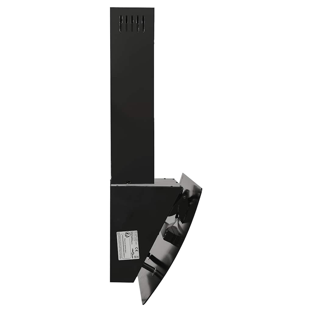vidaXL Hotă de perete, negru, 90 cm, oțel și sticlă securizată vidaXL Hotă de perete, negru, 90 cm, oțel și sticlă securizată