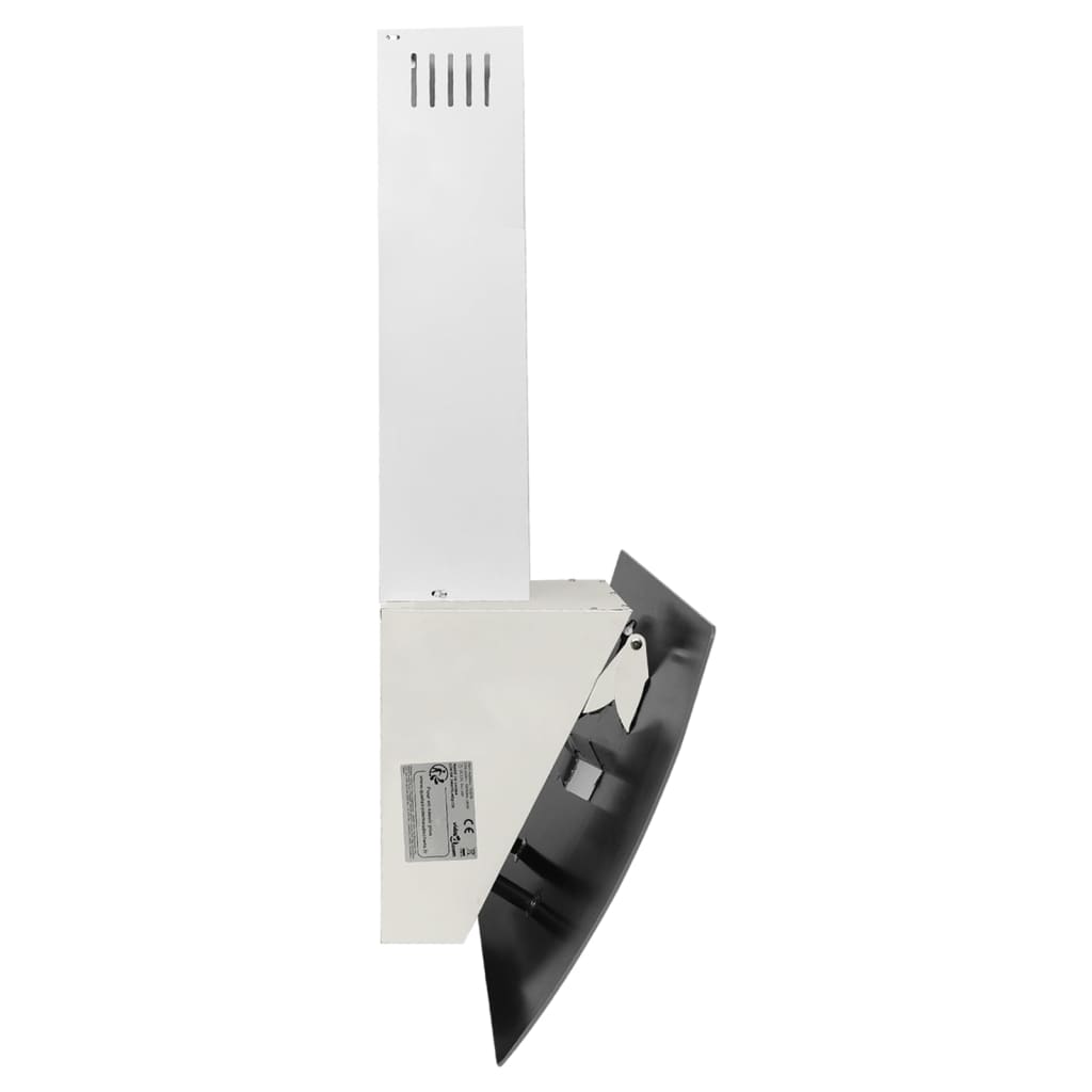 vidaXL Hotă de perete, alb, 90 cm, oțel și sticlă securizată vidaXL Hotă de perete, alb, 90 cm, oțel și sticlă securizată