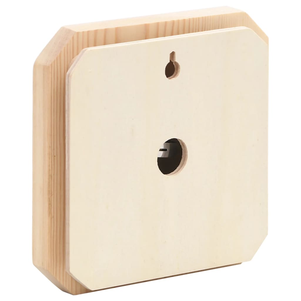 vidaXL Set 2 în 1 higrotermograf și clepsidră de saună, lemn masiv pin