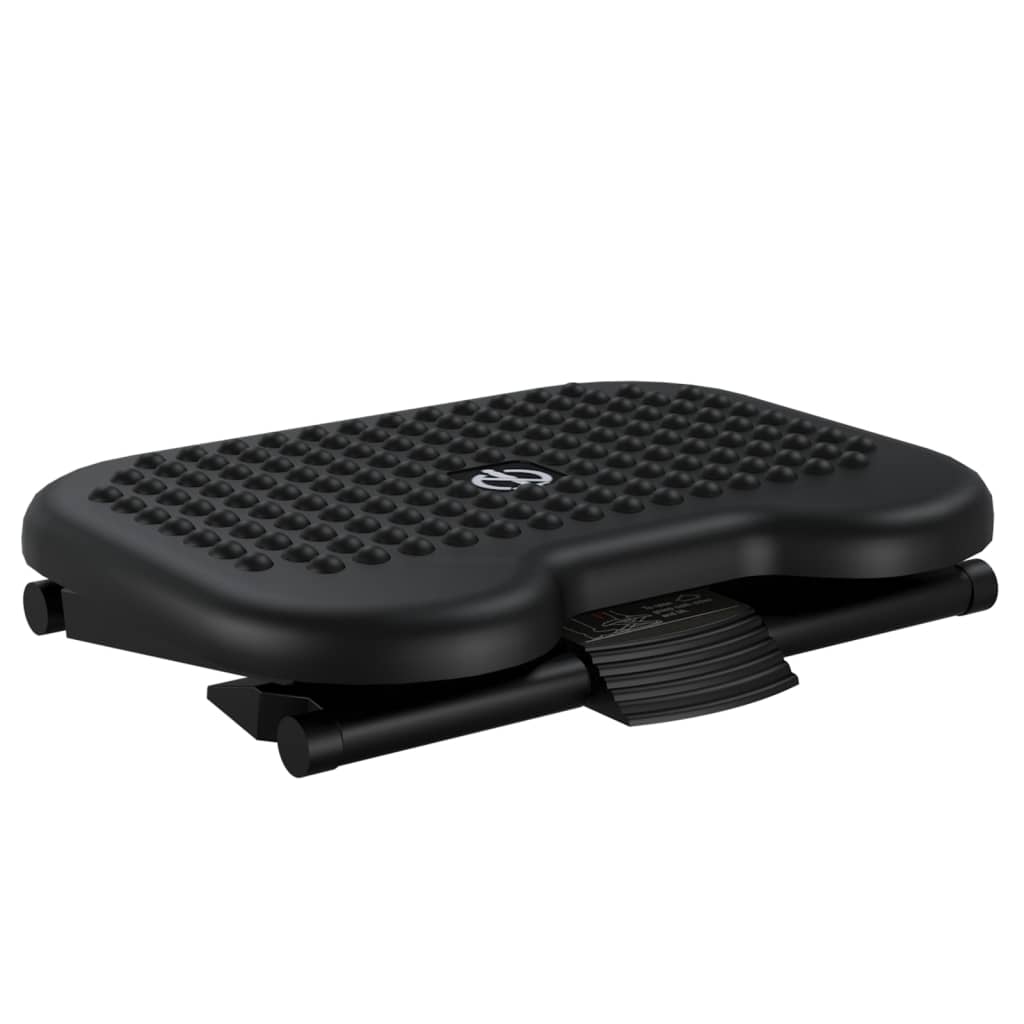 vidaXL Suport pentru picioare, negru, 46x34,5x11 cm vidaXL Suport pentru picioare, negru, 46x34,5x11 cm