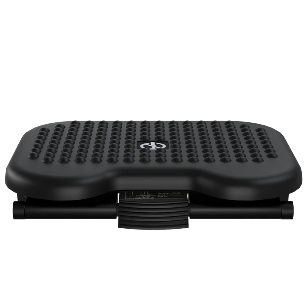 vidaXL Suport pentru picioare, negru, 46x34,5x11 cm vidaXL Suport pentru picioare, negru, 46x34,5x11 cm