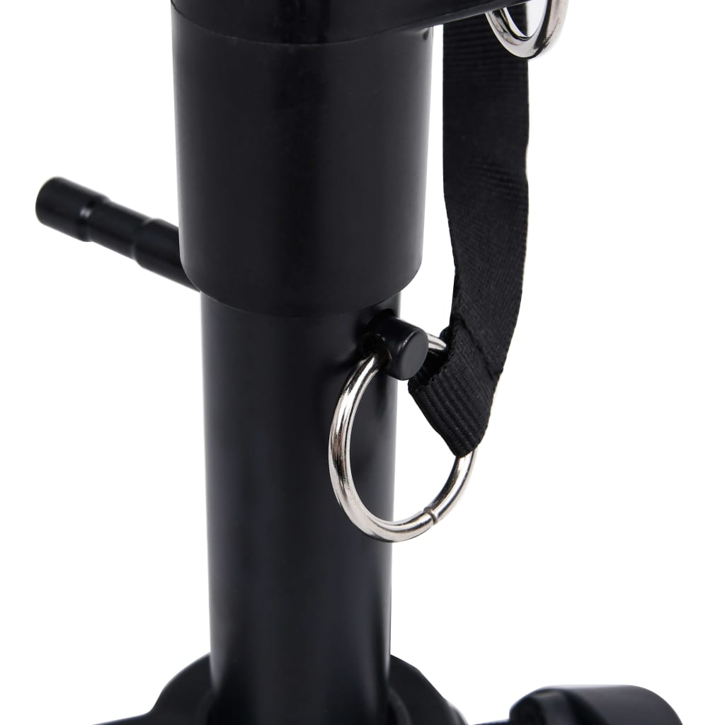 vidaXL Taburet reglabil pentru tobe, negru, rotund vidaXL Taburet reglabil pentru tobe, negru, rotund