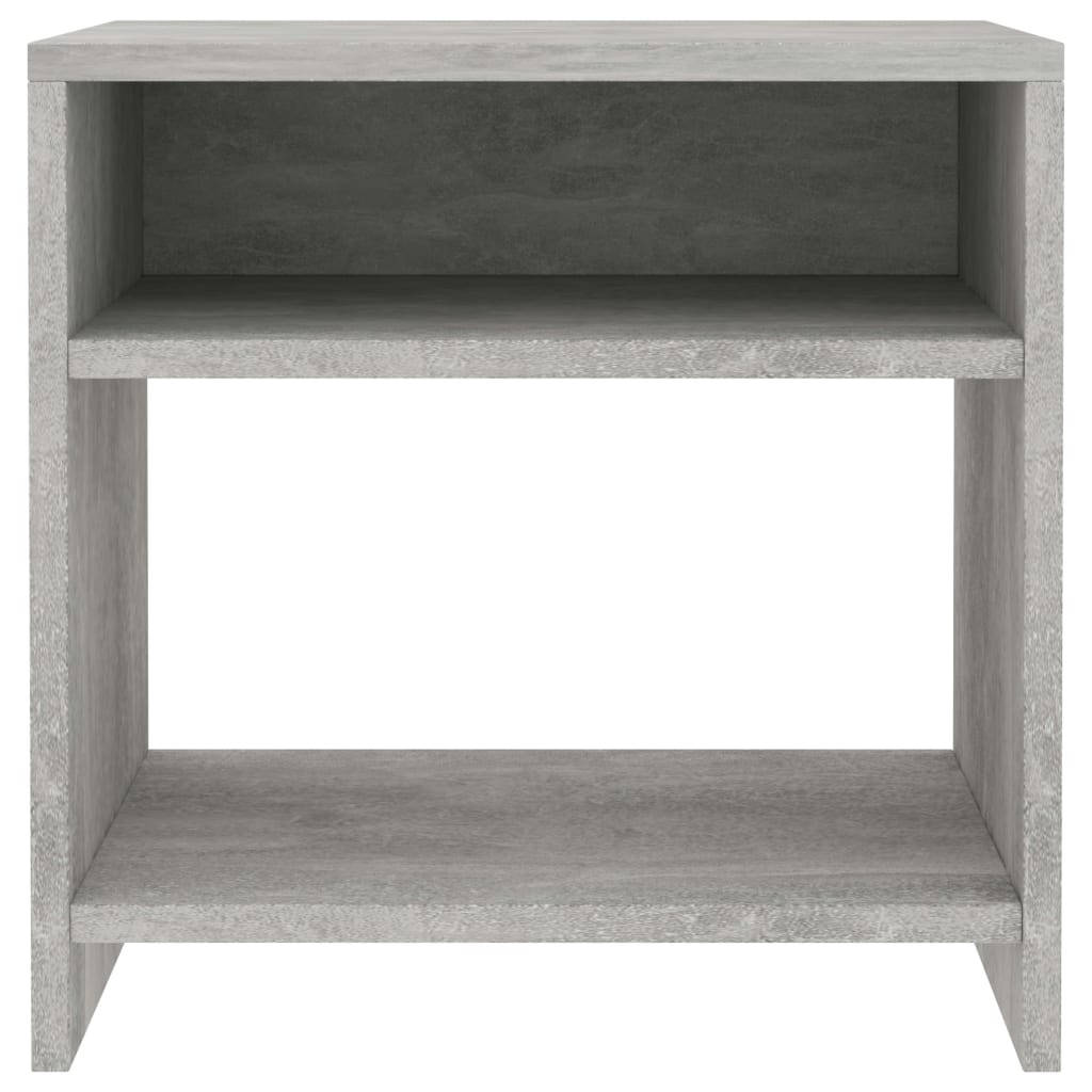 vidaXL Noptieră, gri beton, 40x30x40 cm, lemn prelucrat