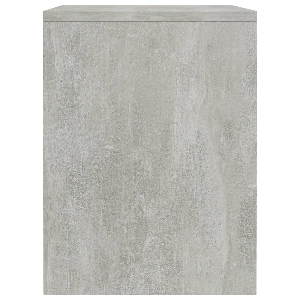 vidaXL Noptieră, gri beton, 40x30x40 cm, lemn prelucrat