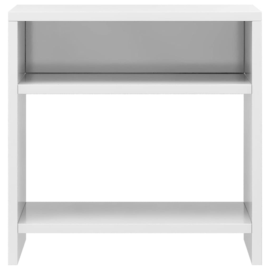 vidaXL Noptiere, 2 buc., alb extralucios, 40x30x40 cm, lemn prelucrat vidaXL Noptiere, 2 buc., alb extralucios, 40x30x40 cm, lemn prelucrat