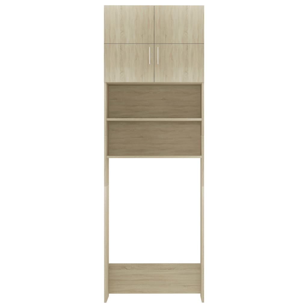 vidaXL Dulap mașina spălat stejar sonoma 64x25,5x190 cm lemn preucrat