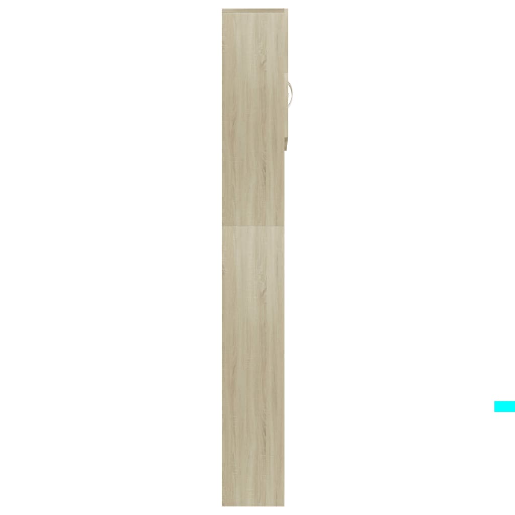 vidaXL Dulap mașina spălat stejar sonoma 64x25,5x190 cm lemn preucrat