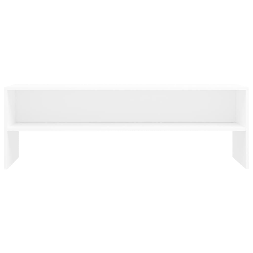 vidaXL Comodă TV, alb, 120 x 40 x 40 cm, lemn prelucrat
